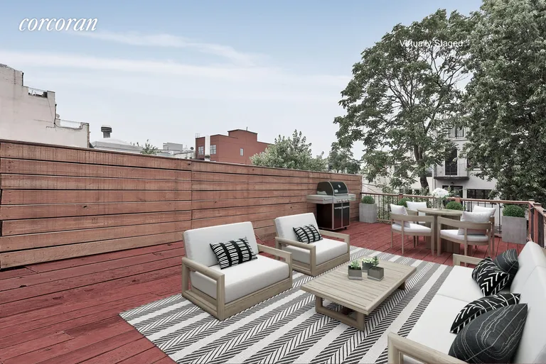 New York City Real Estate | View 81A Menahan Street | Upper Deck | View 11