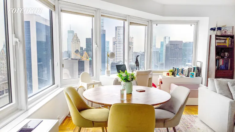 New York City Real Estate | View 150 West 56th Street, 4502 | Living Room/Dining | View 4