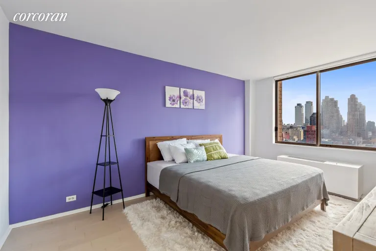 New York City Real Estate | View 350 West 50th Street, 24H | Bedroom | View 5