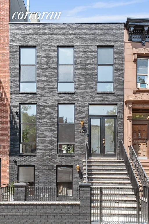 New York City Real Estate | View 407 Quincy Street | Black brick façade inspired by Amsterdam! | View 16
