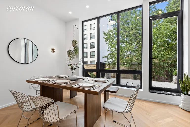 New York City Real Estate | View 407 Quincy Street | Dining area with ample room for a large table! | View 7