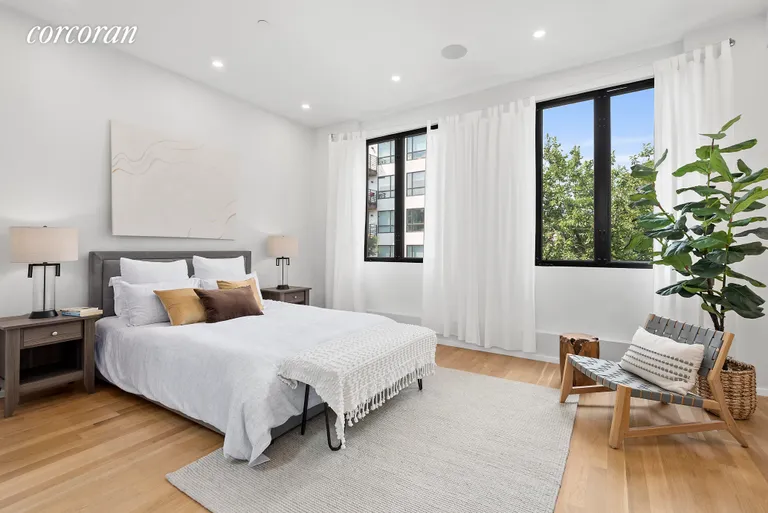 New York City Real Estate | View 407 Quincy Street | Bright, king sized master bedroom! | View 9