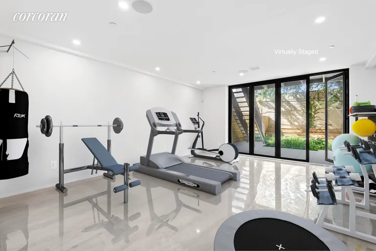New York City Real Estate | View 407 Quincy Street | Space for a home gym! | View 14