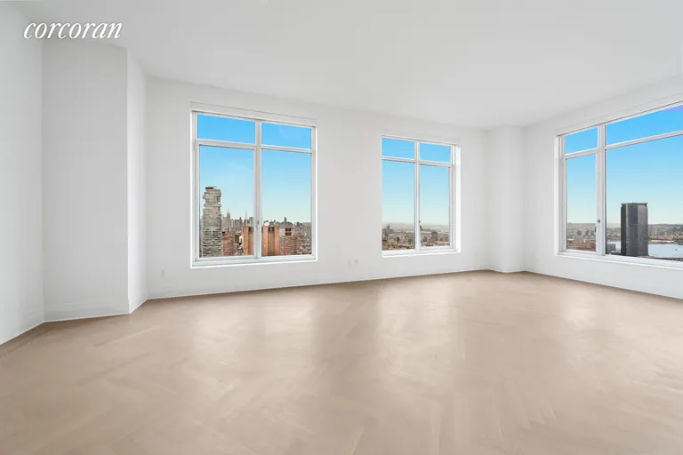 New York City Real Estate | View 30 Park Place, 60B | Living/Dining Room | View 2