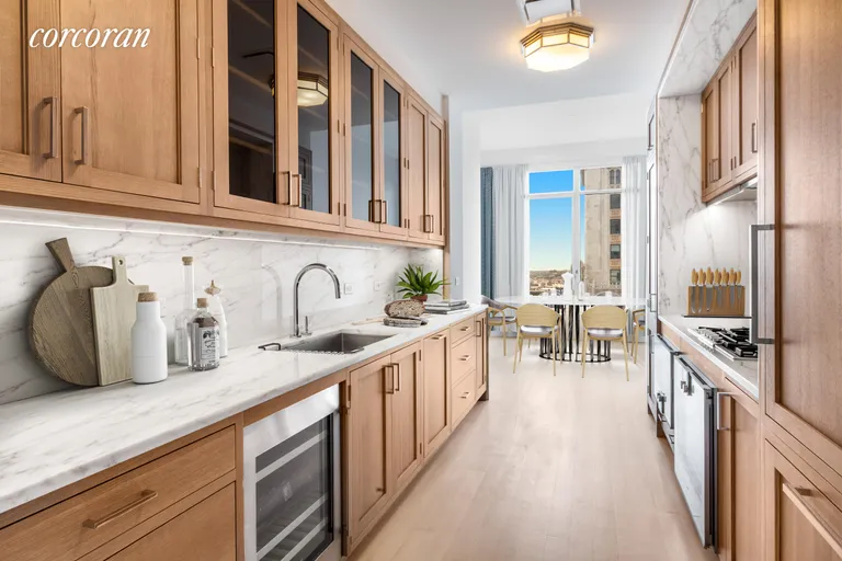 New York City Real Estate | View 30 Park Place, 60B | Kitchen & Dining | View 8