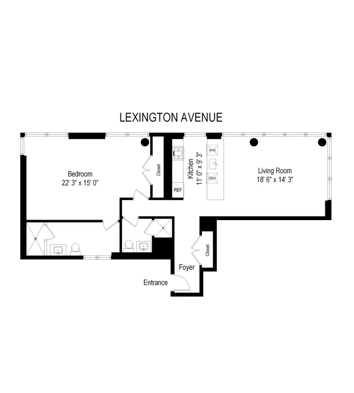 325 Lexington Avenue, 29A | floorplan | View 16