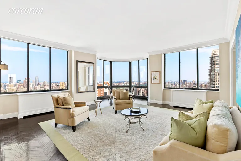 New York City Real Estate | View 200 East 65th Street, 41N | Living room | View 3