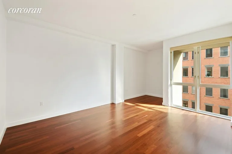 New York City Real Estate | View 125 North 10th Street, S4D | Floor-to-Ceiling Windows in the Master Bedroom | View 6