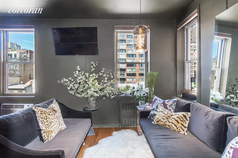 New York City Real Estate | View 25 West 13th Street, 5-HN | Living Room | View 12
