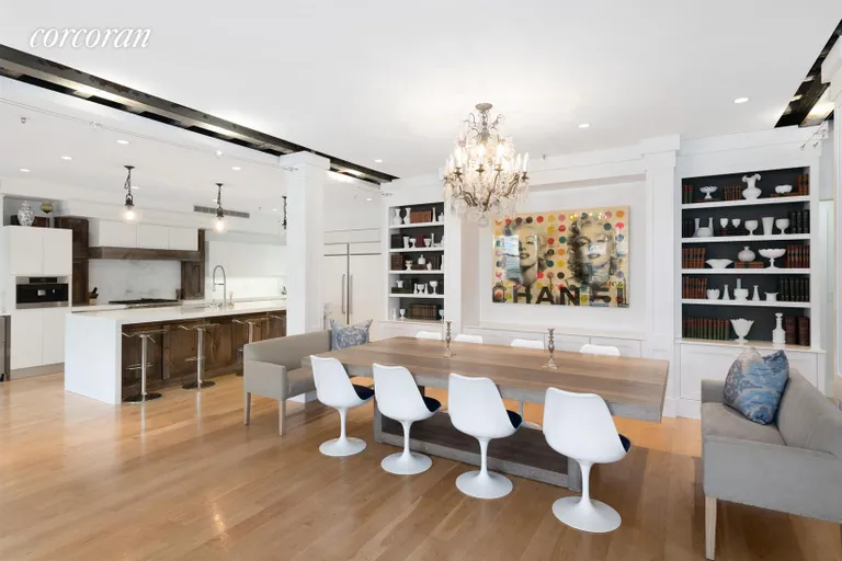 New York City Real Estate | View 111 Hudson Street, 5FLR | Kitchen / Dining Room | View 4