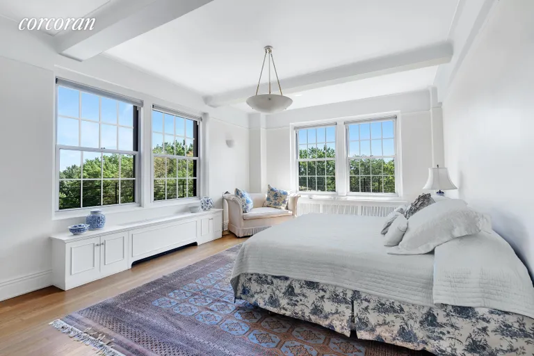 New York City Real Estate | View 336 Central Park West, 7A | Master BR on NE Corner | View 6