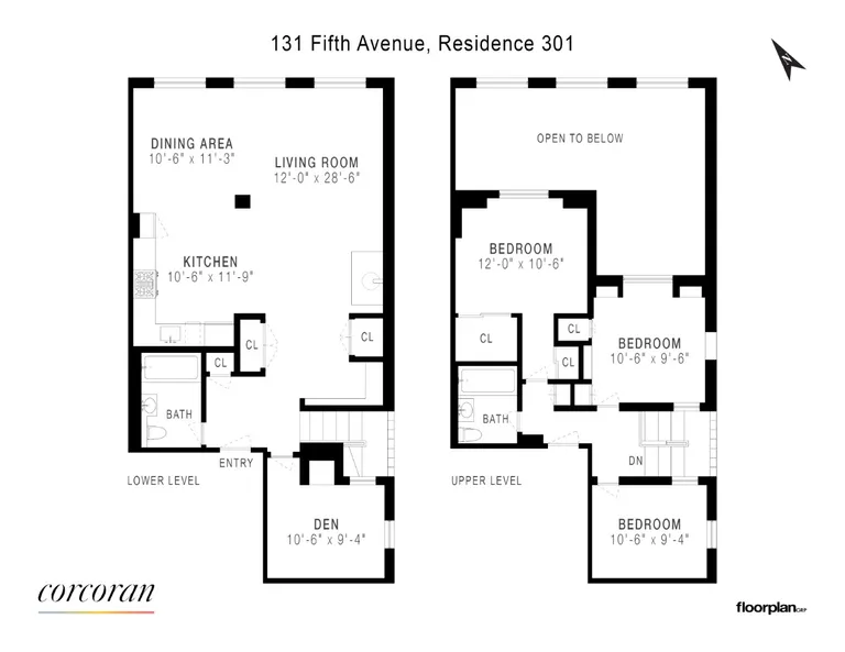 131 Fifth Avenue, 301 | floorplan | View 9