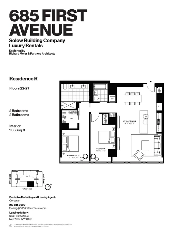 685 First Avenue, 22-R | floorplan | View 9