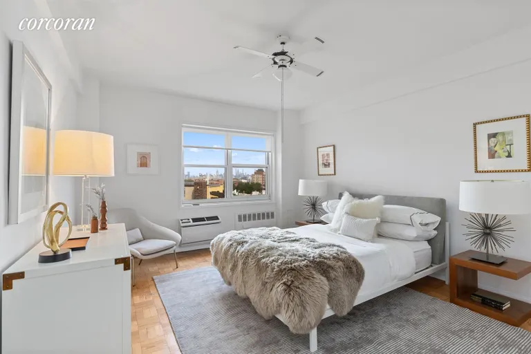 New York City Real Estate | View 10 Plaza Street East, 8G | Large primary bedroom with ample storage | View 4