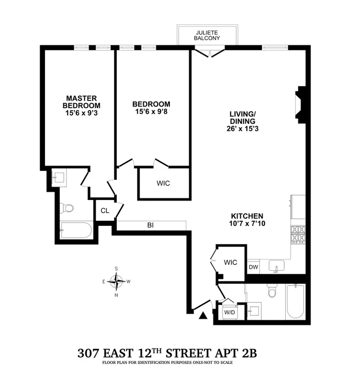 307 East 12th Street, 2B | floorplan | View 14