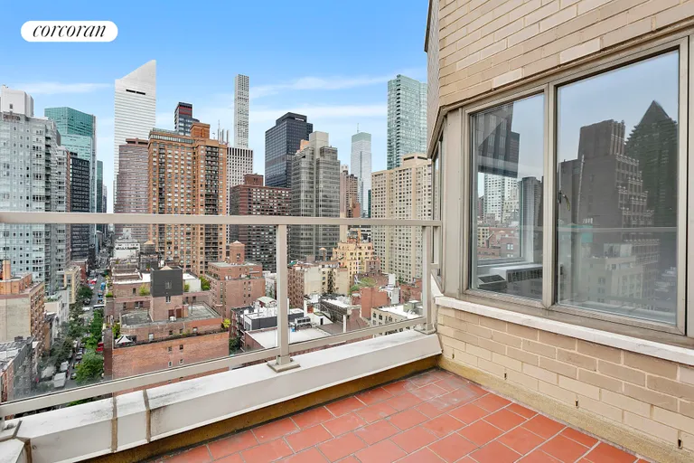 New York City Real Estate | View 411 East 53rd Street, 20C | Outdoor space | View 7