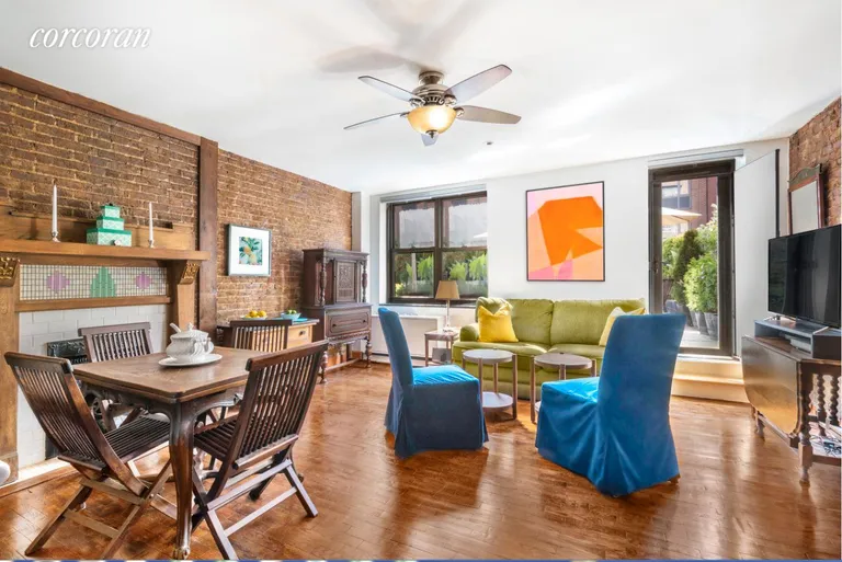 New York City Real Estate | View 410 West 23rd Street, 2G/3G | Living Room  | View 2