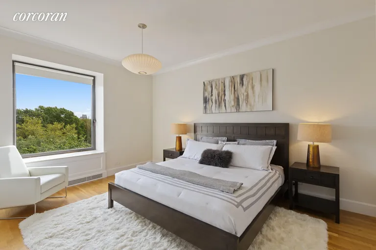 New York City Real Estate | View 257 Central Park West, 7C | Master bedroom facing the park! | View 7