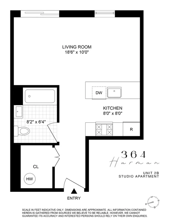 364 Harman Street, 2B | floorplan | View 6