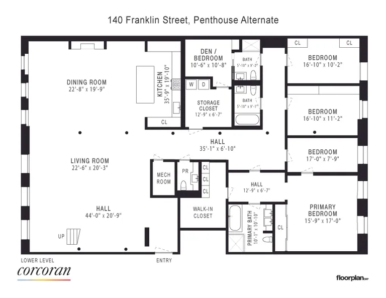 140 Franklin Street, PHA | floorplan | View 30