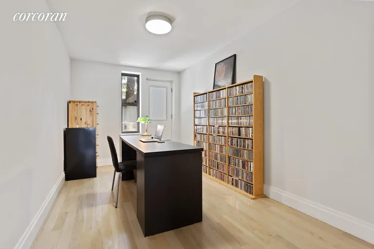 New York City Real Estate | View 1152 Halsey Street | Second garden level bedroom w/access to the yard | View 17