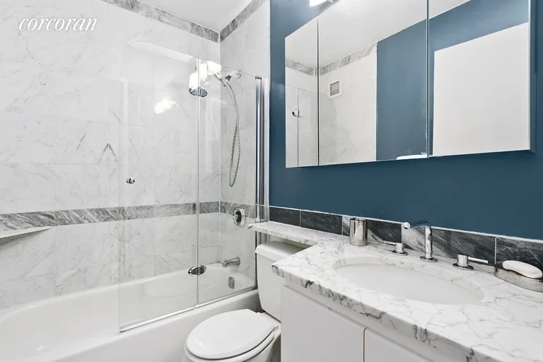 New York City Real Estate | View 500 West 43rd Street, 37D | Marble everywhere!  | View 5