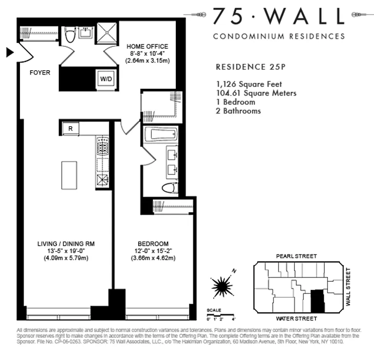 75 Wall Street, 24-P | floorplan | View 9
