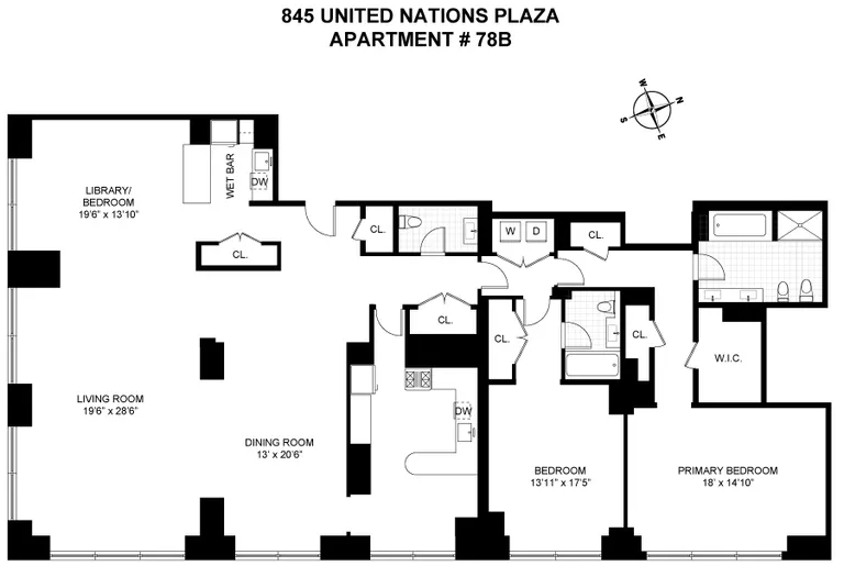 845 United Nations Plaza, 78B | floorplan | View 10