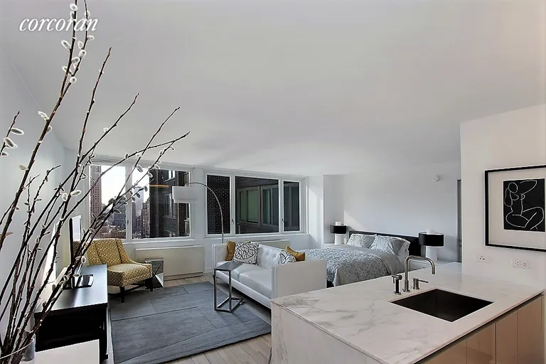 New York City Real Estate | View 322 West 57th Street, 42p | 1 Bath | View 1