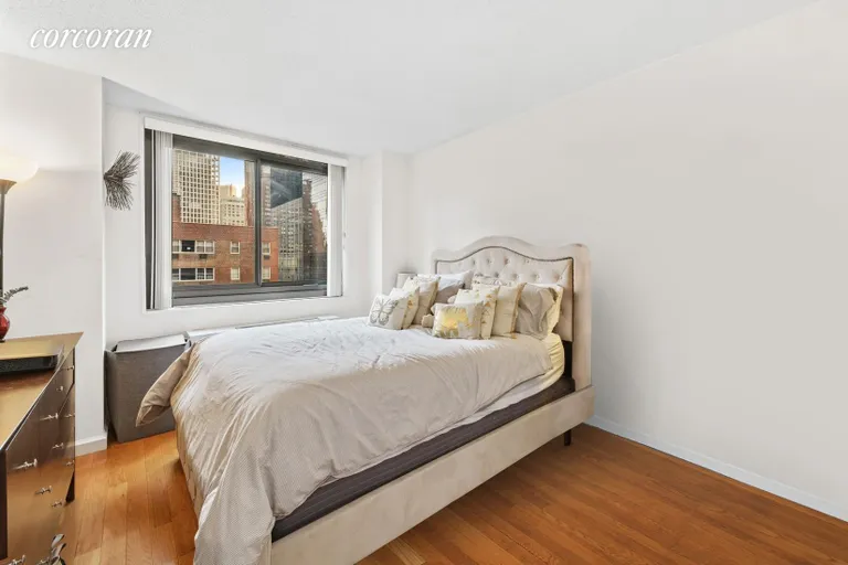 New York City Real Estate | View 347 West 57th Street, 15B | Large bedroom | View 3