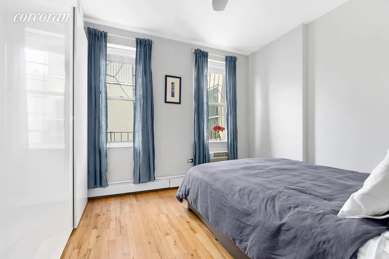 New York City Real Estate | View 288 5th Avenue, 4R | Two windows shed beautiful light in the bedroom. | View 4