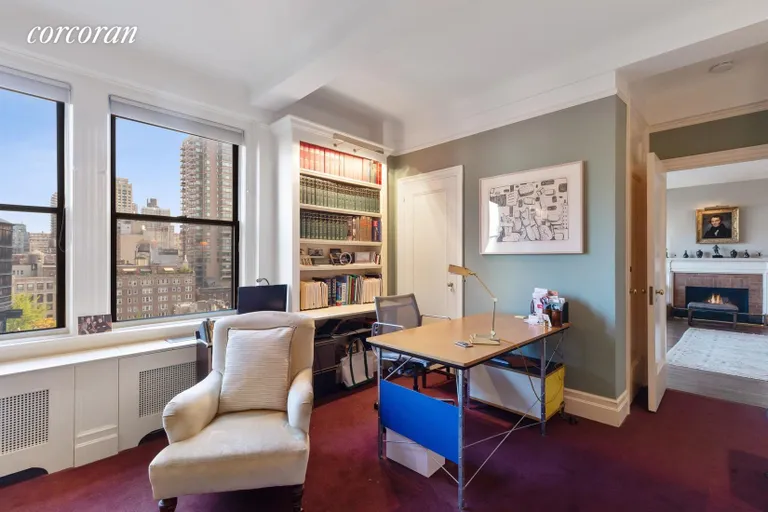 New York City Real Estate | View 175 East 79th Street, 14C | Bedroom with Home Office | View 6