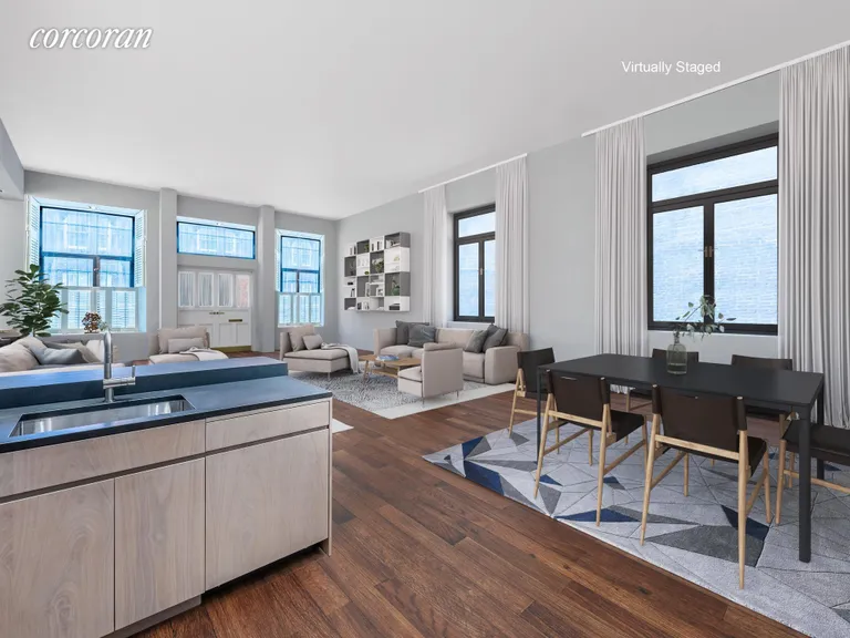 New York City Real Estate | View 25 Commerce, 1 | Living Room | View 4