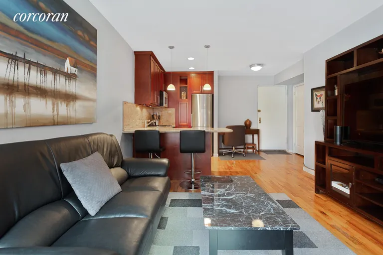 New York City Real Estate | View 160 East 26th Street, 3B | The living room can easily be set in two parts, | View 9