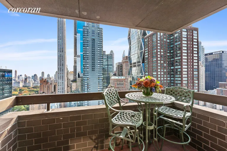 New York City Real Estate | View 347 West 57th Street, 36D | 2 Beds, 1 Bath | View 1