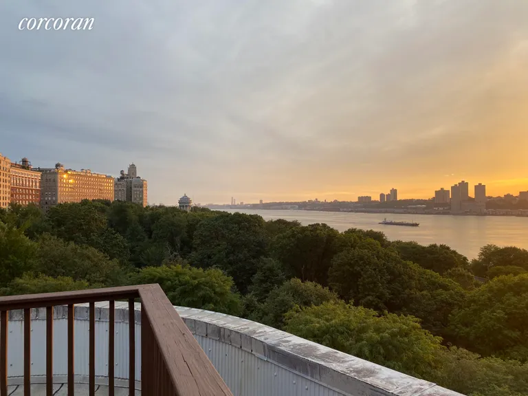 New York City Real Estate | View 214 Riverside Drive, 308 | View from Roof Deck | View 8
