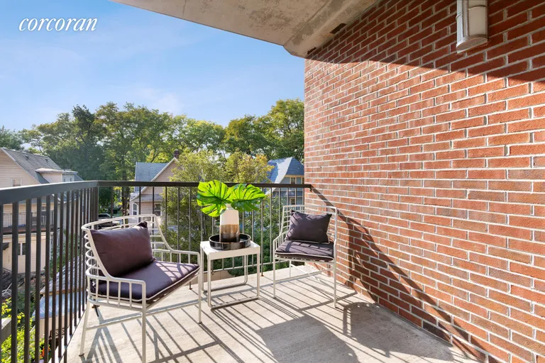 New York City Real Estate | View 1138 Ocean Avenue, 4B | Great outdoor area from your living room  | View 3