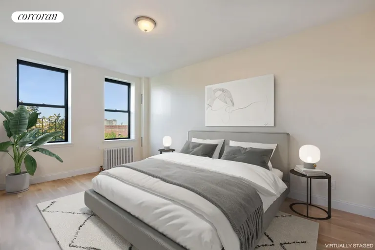 New York City Real Estate | View 408 Saint Johns Place, 5C | North facing main bedroom with en suite bath | View 3