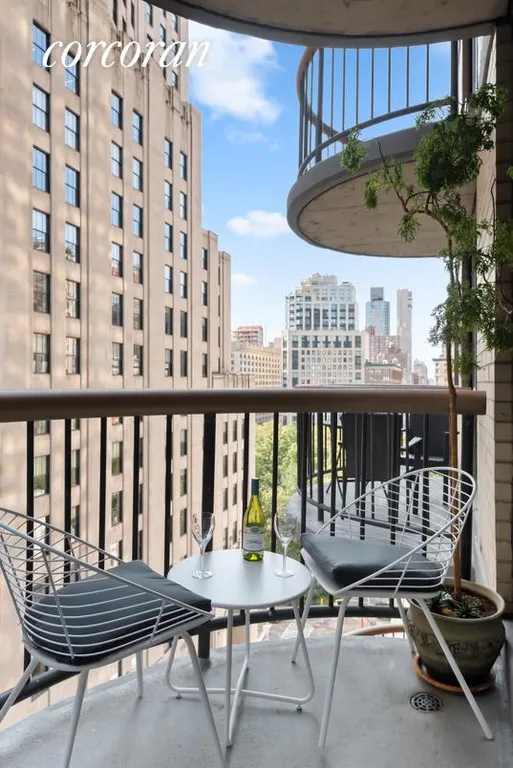 New York City Real Estate | View 45 East 25th Street, 15D | balcony overlooking Madison Square Park | View 2