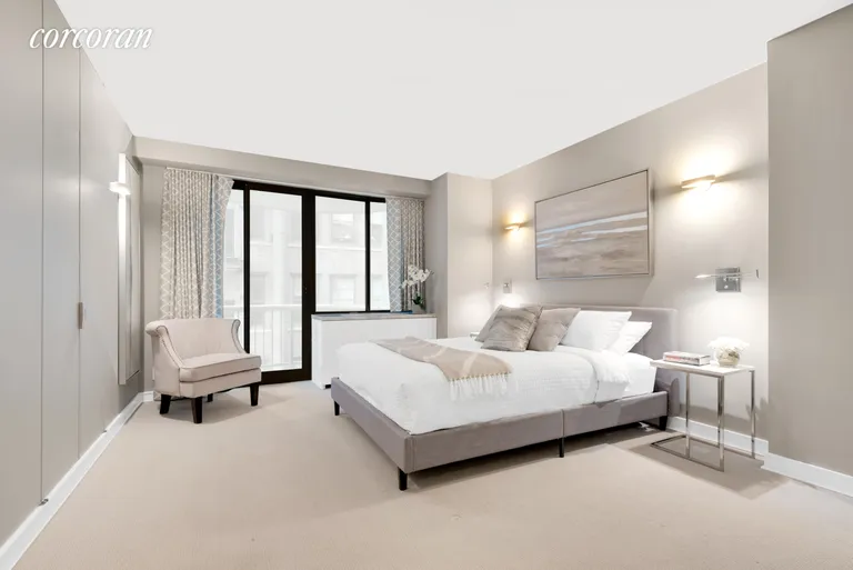 New York City Real Estate | View 45 East 25th Street, 15D | king-sized master suite with balcony | View 5