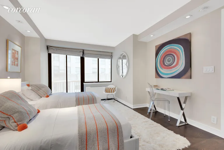 New York City Real Estate | View 45 East 25th Street, 15D | second bedroom suite with private balcony | View 7