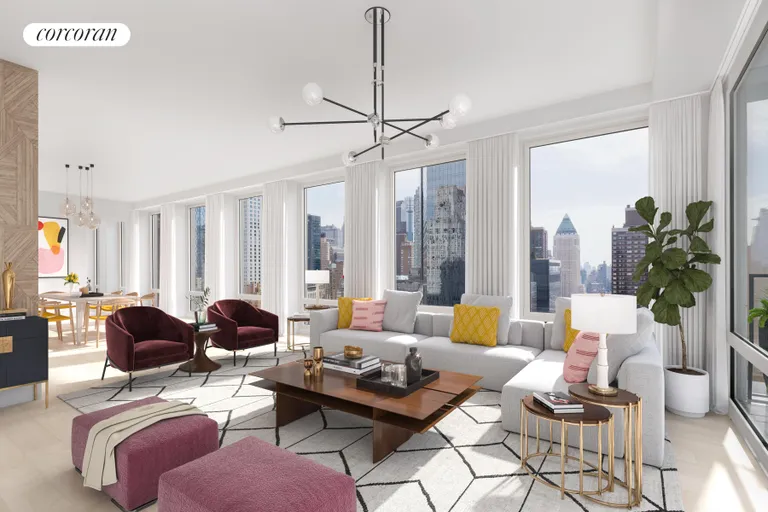 New York City Real Estate | View 15 West 61st Street, PH31C | 3 Beds, 4 Baths | View 1