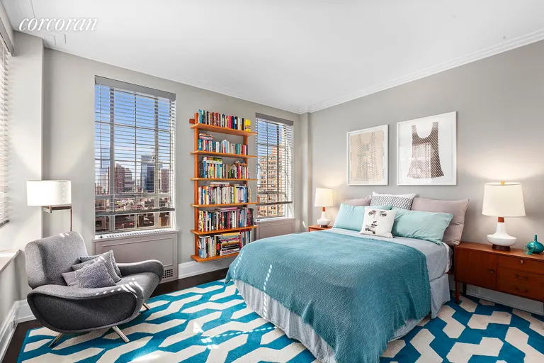 New York City Real Estate | View 353 West 56th Street, 11FG | Second Bedroom | View 6