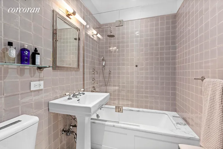 New York City Real Estate | View 353 West 56th Street, 11FG | Second Bath | View 7