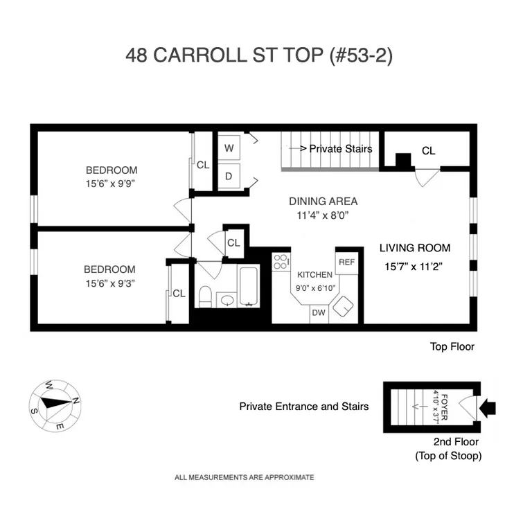 48 Carroll Street, 2L | floorplan | View 15