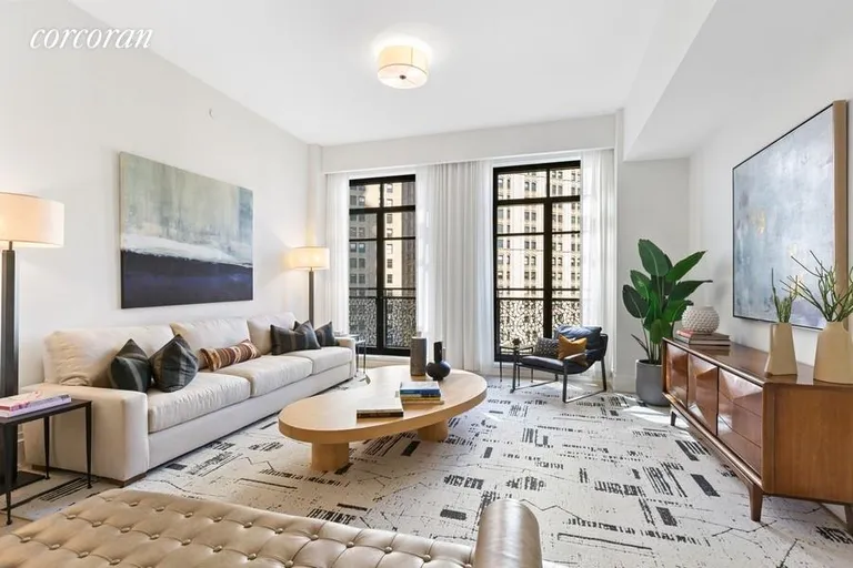 New York City Real Estate | View 25 Park Row, 5A | Living Room | View 5