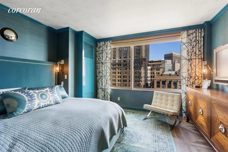 New York City Real Estate | View 10 West Street, 26D | Bedroom | View 6