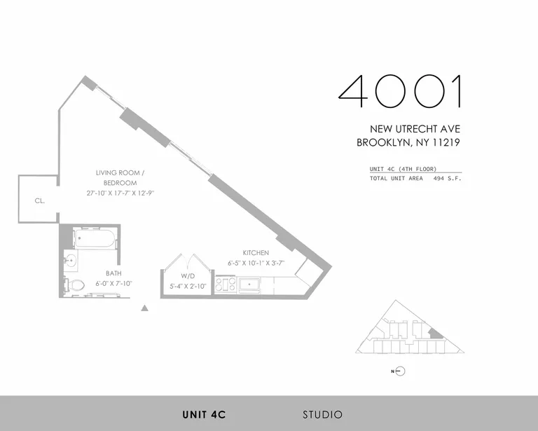 4001 New Utrecht Avenue, 4C | floorplan | View 5