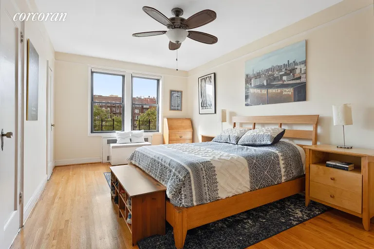 New York City Real Estate | View 415 Ocean Parkway, 4G | Main Bedroom | View 8