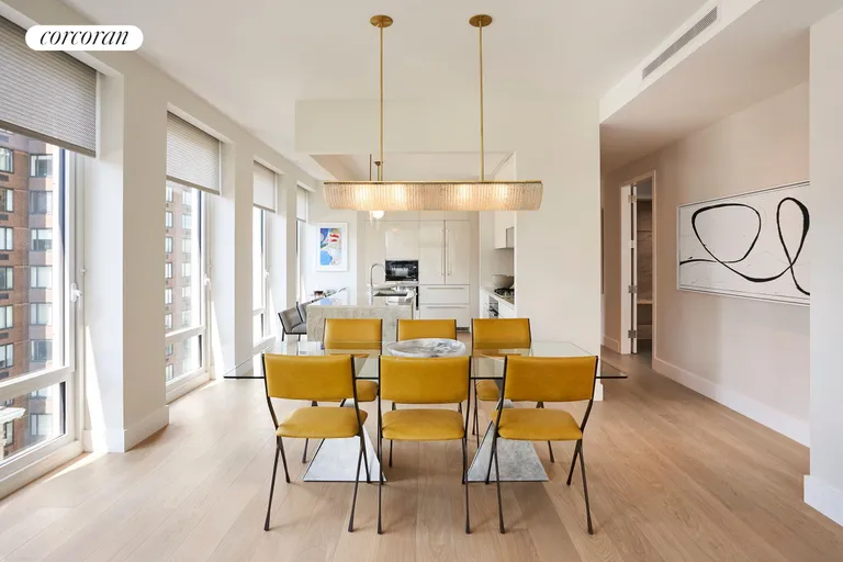 New York City Real Estate | View 15 West 61st Street, 20A | Dining Room | View 3